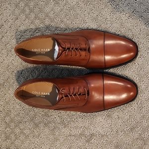 New in box Cole Haan size 12 men's brown Garrett Grand cap toe oxford